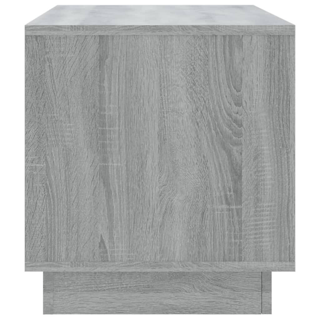 Tv-Meubel 02X4X44 Cm Spaanplaat Eikenkleurig Grijs sonoma