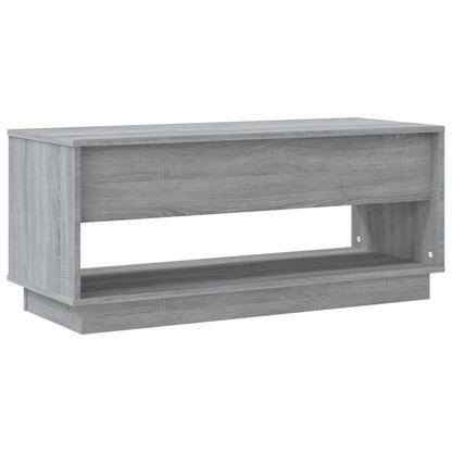 Tv-Meubel 02X4X44 Cm Spaanplaat Eikenkleurig Grijs sonoma