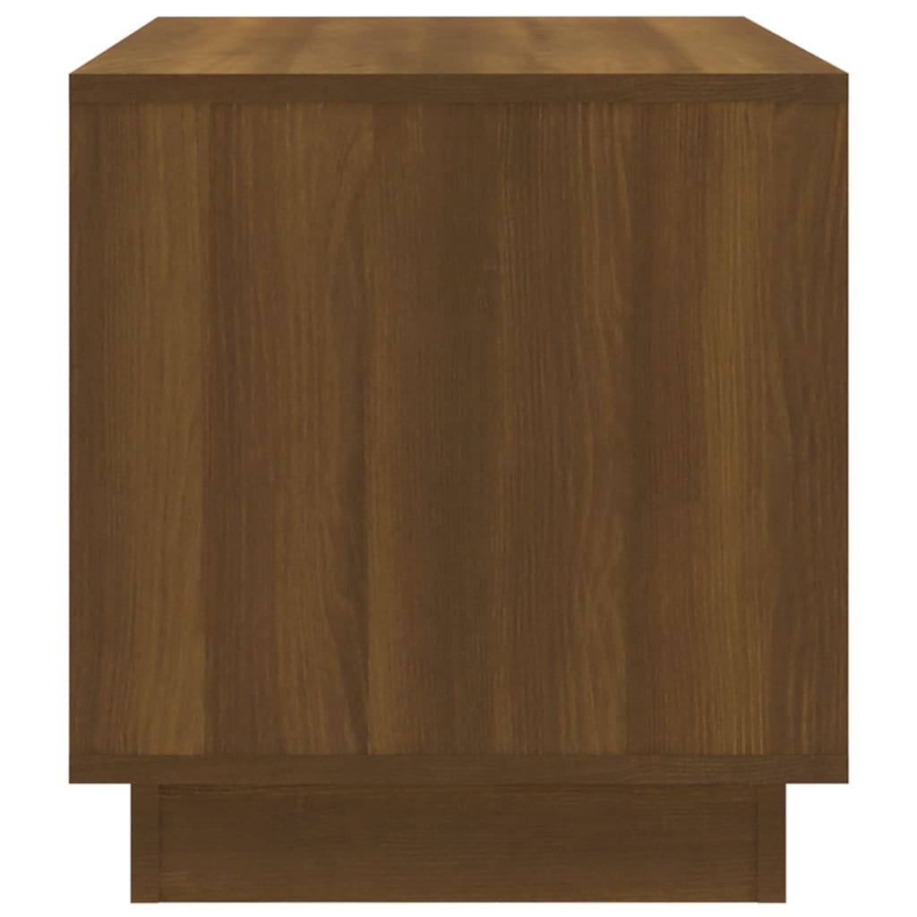 Tv-Meubel 70X4X44 Cm Spaanplaat Kleurig Bruineiken