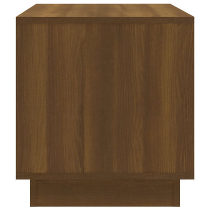 Tv-Meubel 70X4X44 Cm Spaanplaat Kleurig Bruineiken