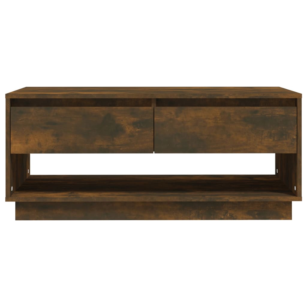 Salontafel 02,5X55X44 Cm Spaanplaat Kleurig Gerookt eiken