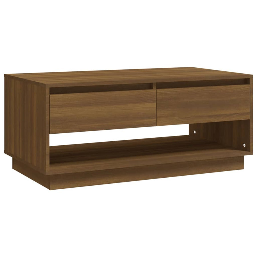 Salontafel 02,5X55X44 Cm Spaanplaat Ig bruin eikenkleur