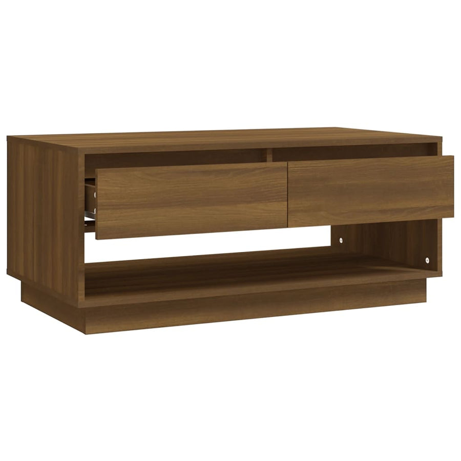 Salontafel 02,5X55X44 Cm Spaanplaat Ig bruin eikenkleur