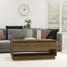 Salontafel 02,5X55X44 Cm Spaanplaat Ig bruin eikenkleur