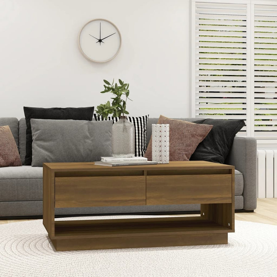 Salontafel 02,5X55X44 Cm Spaanplaat Ig bruin eikenkleur