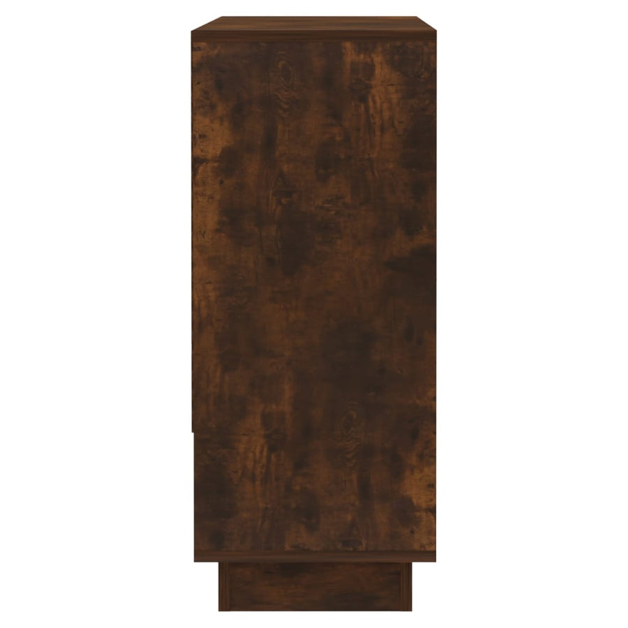Dressoir 97X3X75 Cm Spaanplaat Kleurig Gerookt eiken