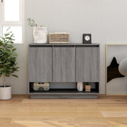 Dressoir 97x31x75 cm spaanplaat grijs sonoma eiken