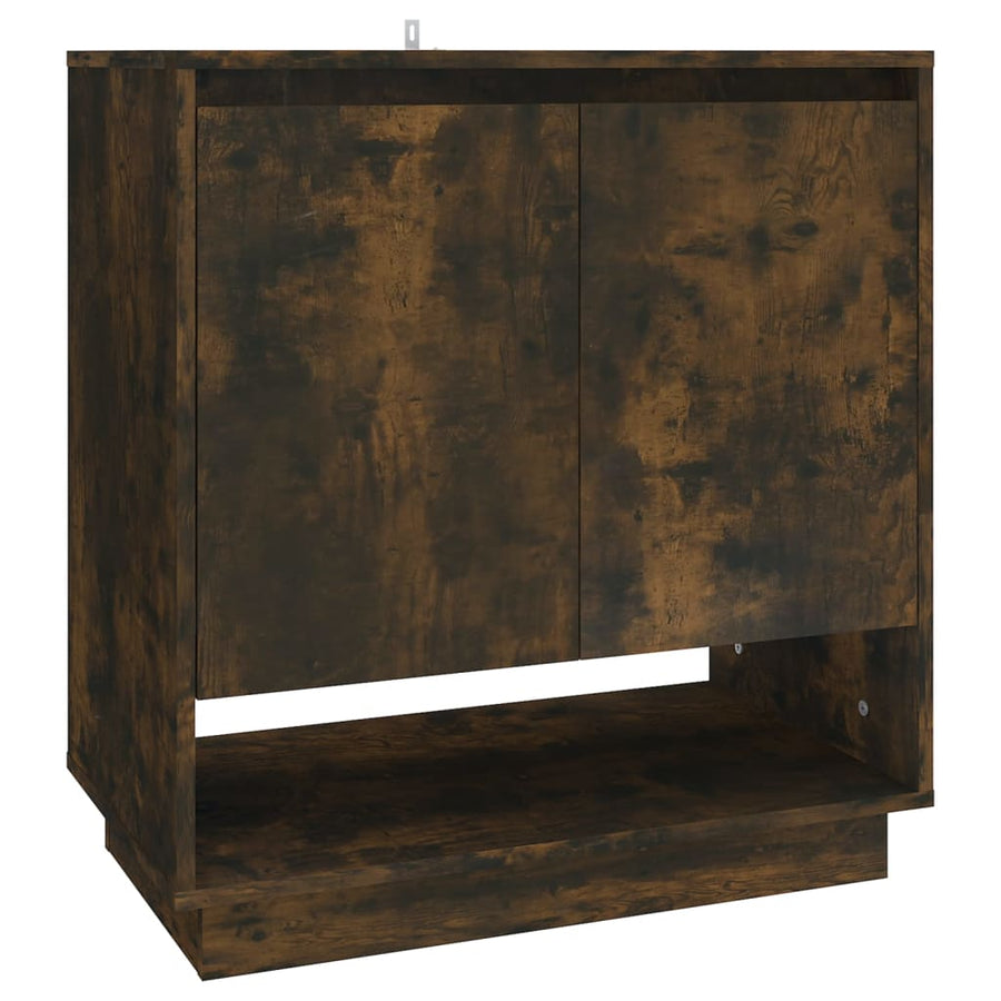 Dressoir 70X4X75 Cm Spaanplaat Kleurig Gerookt eiken