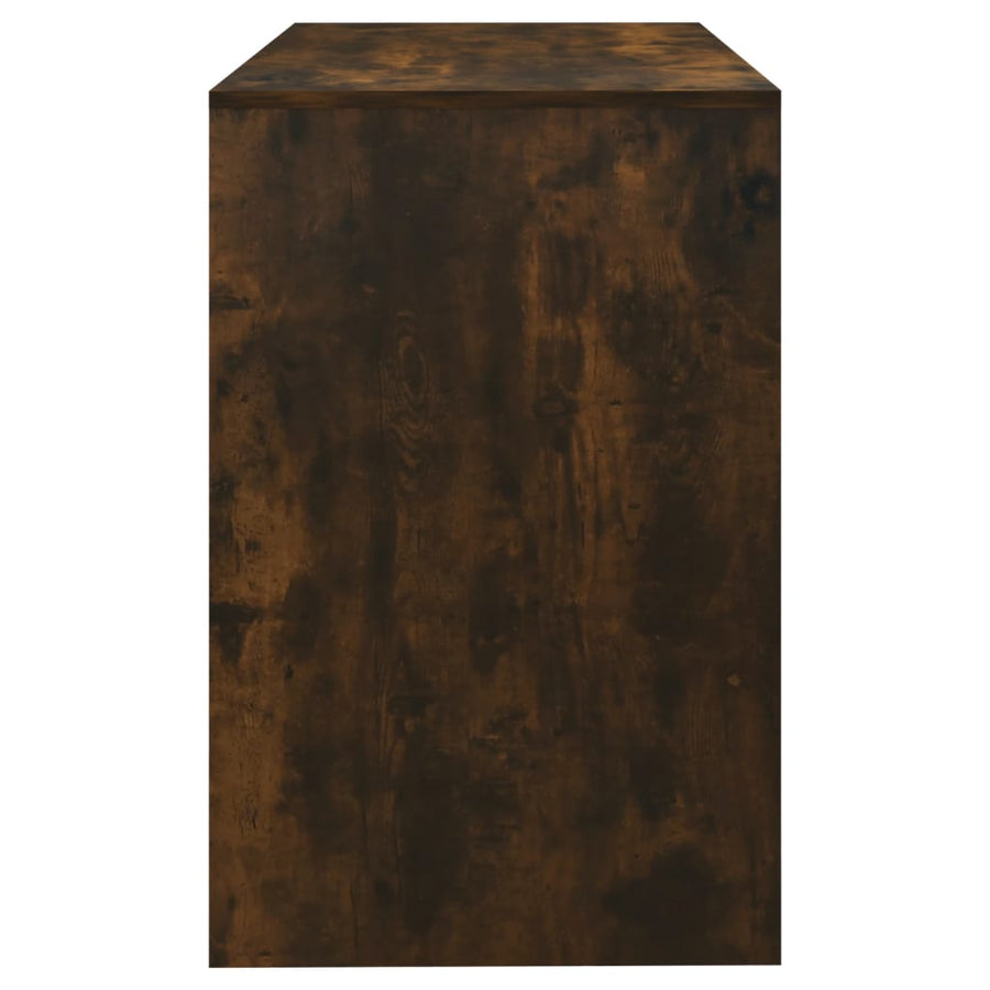 Bureau 101X50X76,5 Cm Spaanplaat Gerookt Eikenkleurig