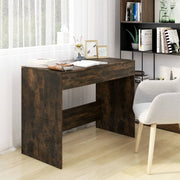 Bureau 101x50x76,5 cm spaanplaat gerookt eiken