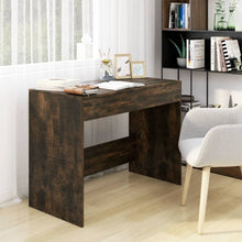 Bureau 101X50X76,5 Cm Spaanplaat Gerookt Eikenkleurig