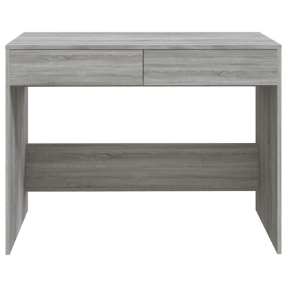 Bureau 101X50X76,5 Cm Spaanplaat Eikenkleurig Grijs sonoma