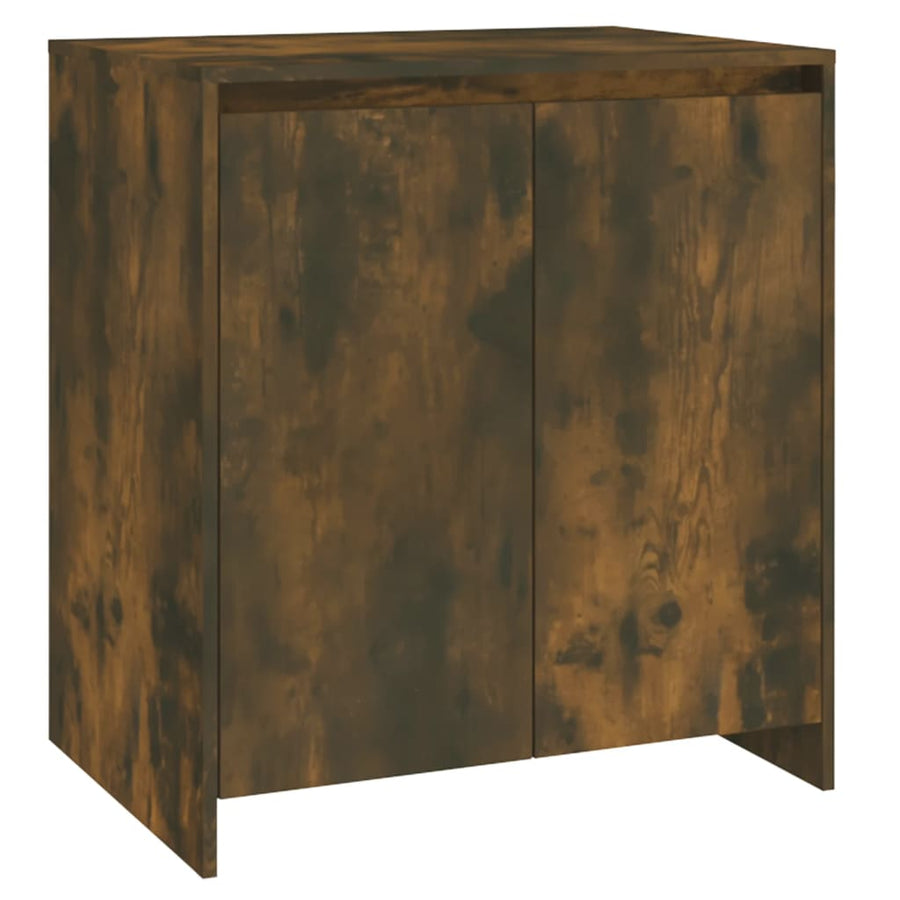 Dressoir 70X4X75 Cm Bewerkt Hout Kleurig Gerookt eiken