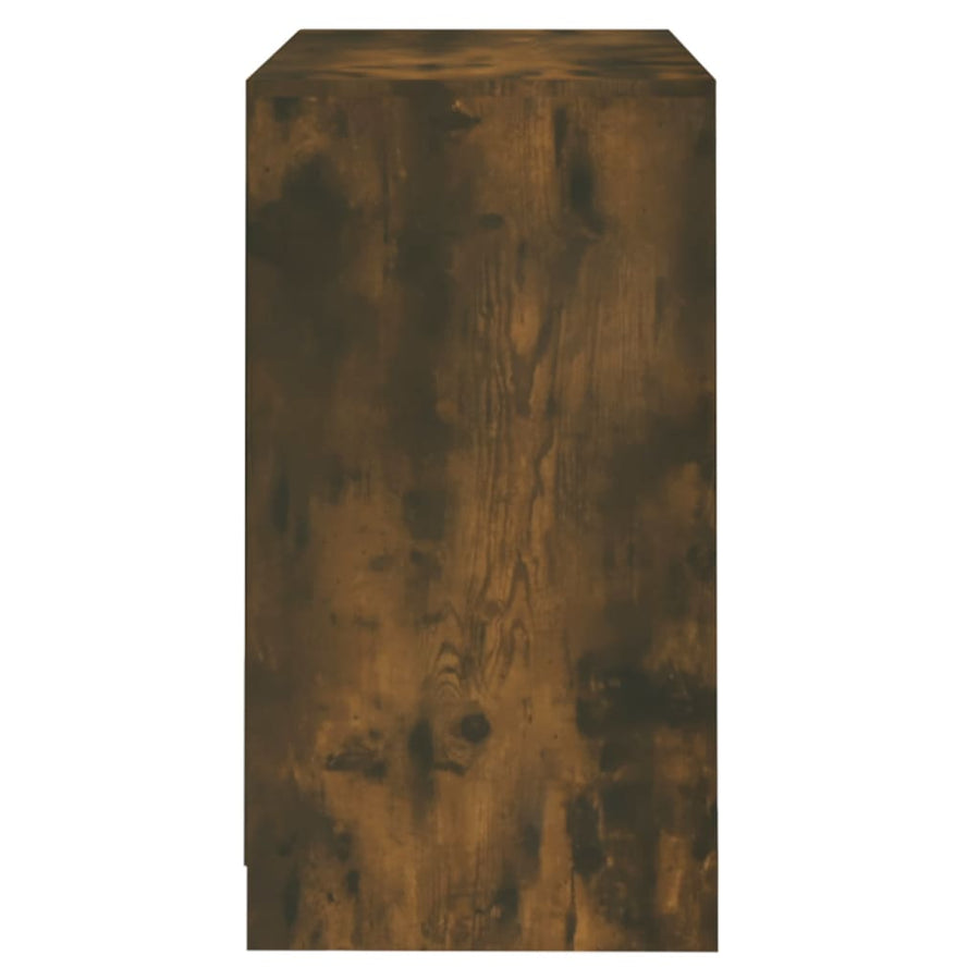 Dressoir 70X4X75 Cm Bewerkt Hout Kleurig Gerookt eiken