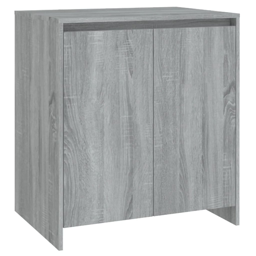 Dressoir 70X4X75 Cm Bewerkt Hout Eikenkleurig Grijs sonoma