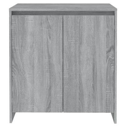 Dressoir 70X4X75 Cm Bewerkt Hout Eikenkleurig Grijs sonoma