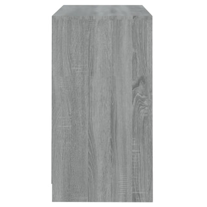 Dressoir 70X4X75 Cm Bewerkt Hout Eikenkleurig Grijs sonoma