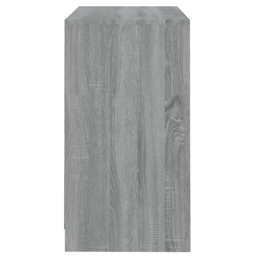 Dressoir 70X4X75 Cm Bewerkt Hout Eikenkleurig Grijs sonoma