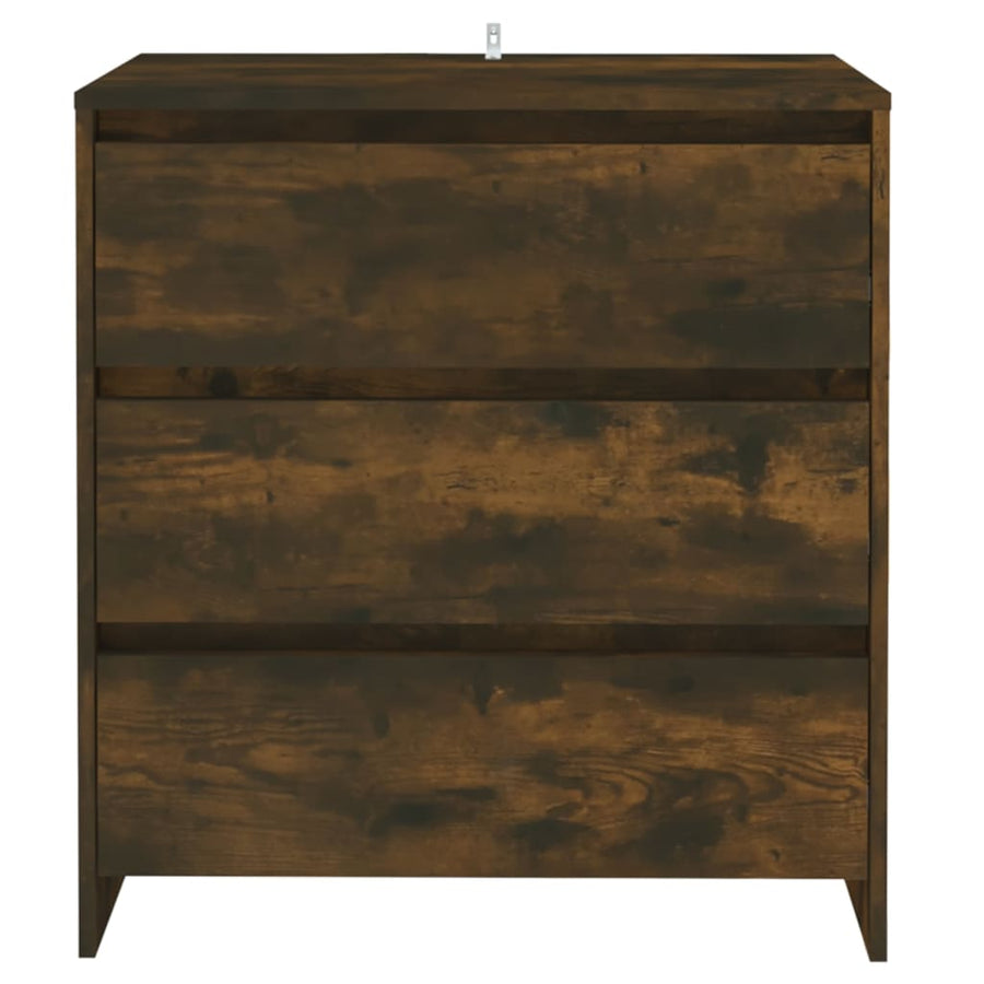 Dressoir 70X4X75 Cm Spaanplaat Kleurig Gerookt eiken
