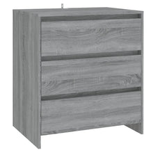 Dressoir 70X4X75 Cm Spaanplaat Eikenkleurig Grijs sonoma