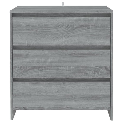 Dressoir 70X4X75 Cm Spaanplaat Eikenkleurig Grijs sonoma