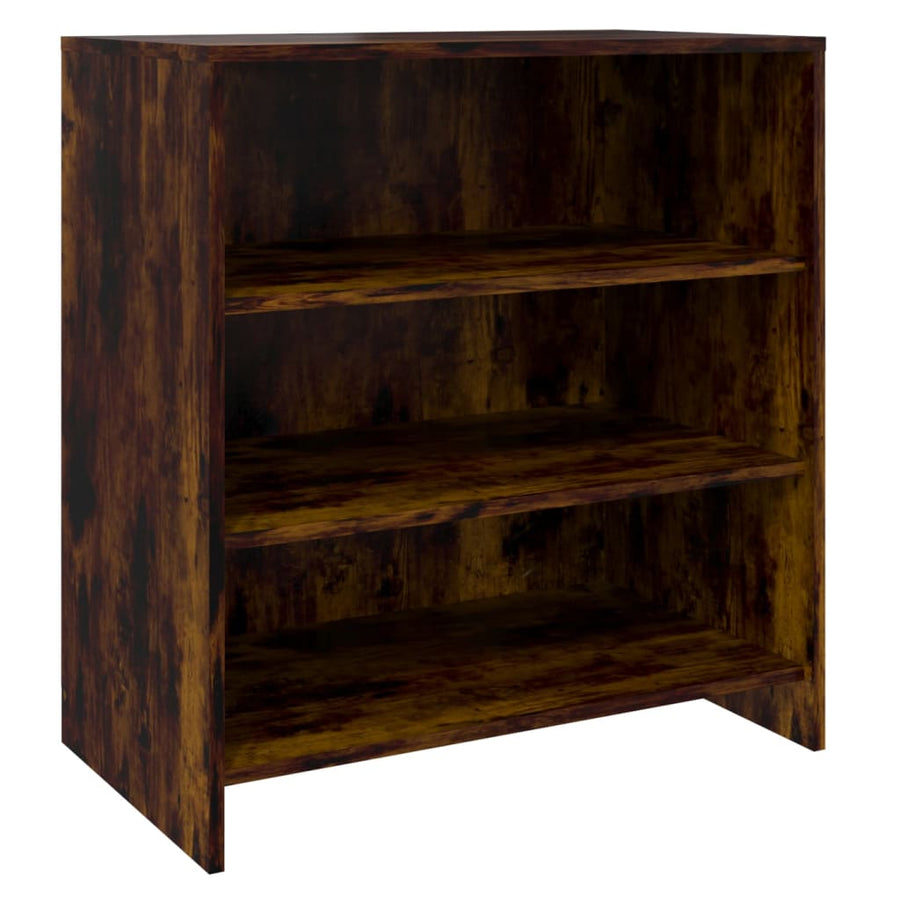 Dressoir 70X40,5X75 Cm Bewerkt Hout Kleurig Gerookt eiken