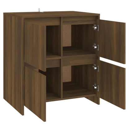 Dressoir 70X4X75 Cm Spaanplaat Bruineikenkleurig bruin eikenkleur