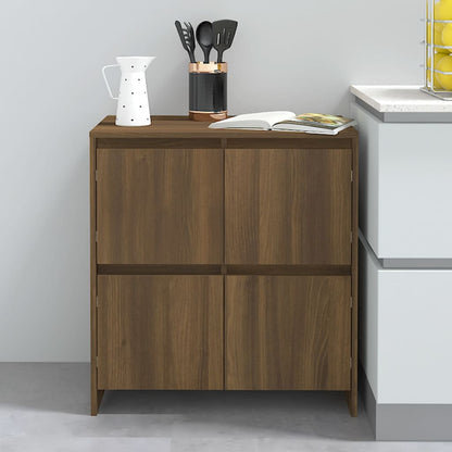 Dressoir 70X4X75 Cm Spaanplaat Bruineikenkleurig bruin eikenkleur