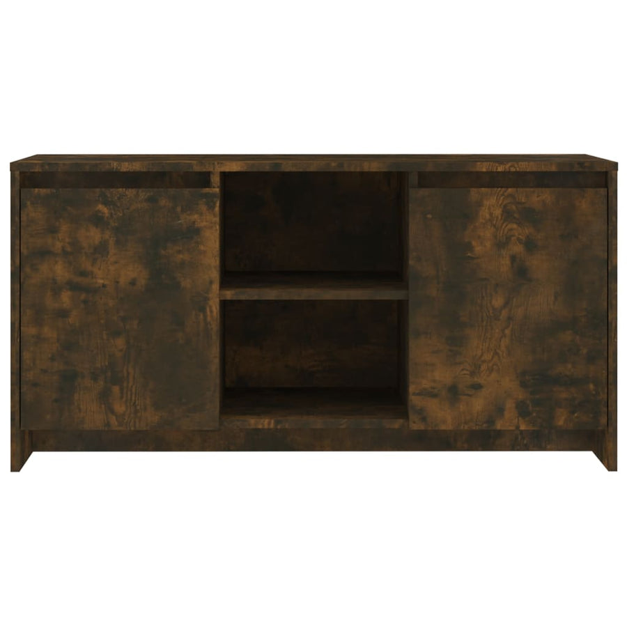 Tv-Meubel 02X37,5X52,5 Cm Spaanplaat Kleurig Gerookt eiken