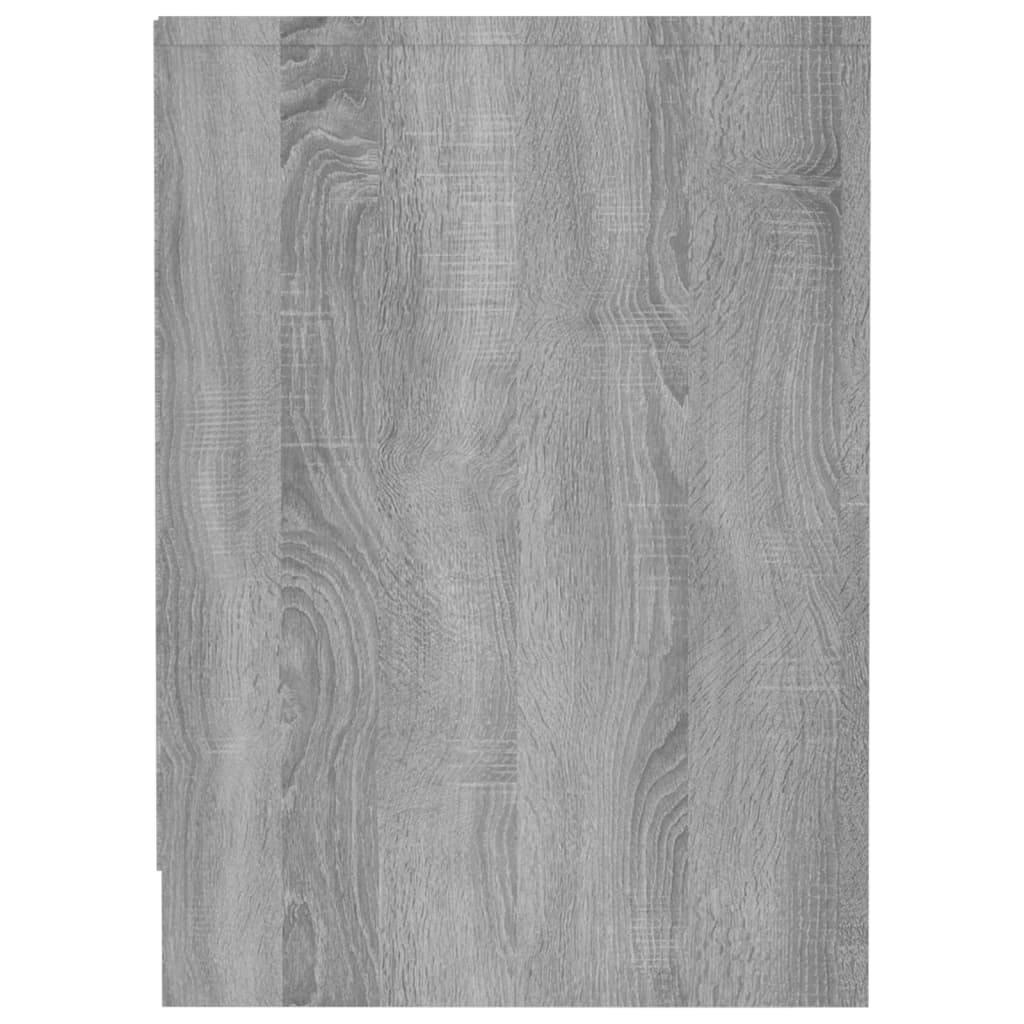 Tv-Meubel 02X37,5X52,5 Cm Spaanplaat Eikenkleurig Grijs sonoma