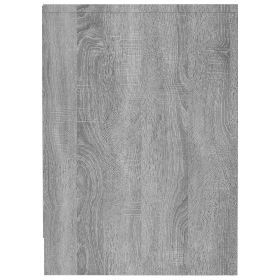 Tv-Meubel 02X37,5X52,5 Cm Spaanplaat Eikenkleurig Grijs sonoma