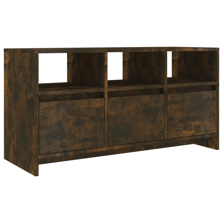 Tv-Meubel 02X37,5X52,5 Cm Spaanplaat Kleurig Gerookt eiken