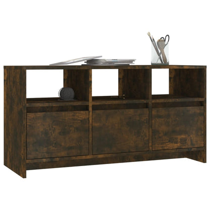 Tv-Meubel 02X37,5X52,5 Cm Spaanplaat Kleurig Gerookt eiken