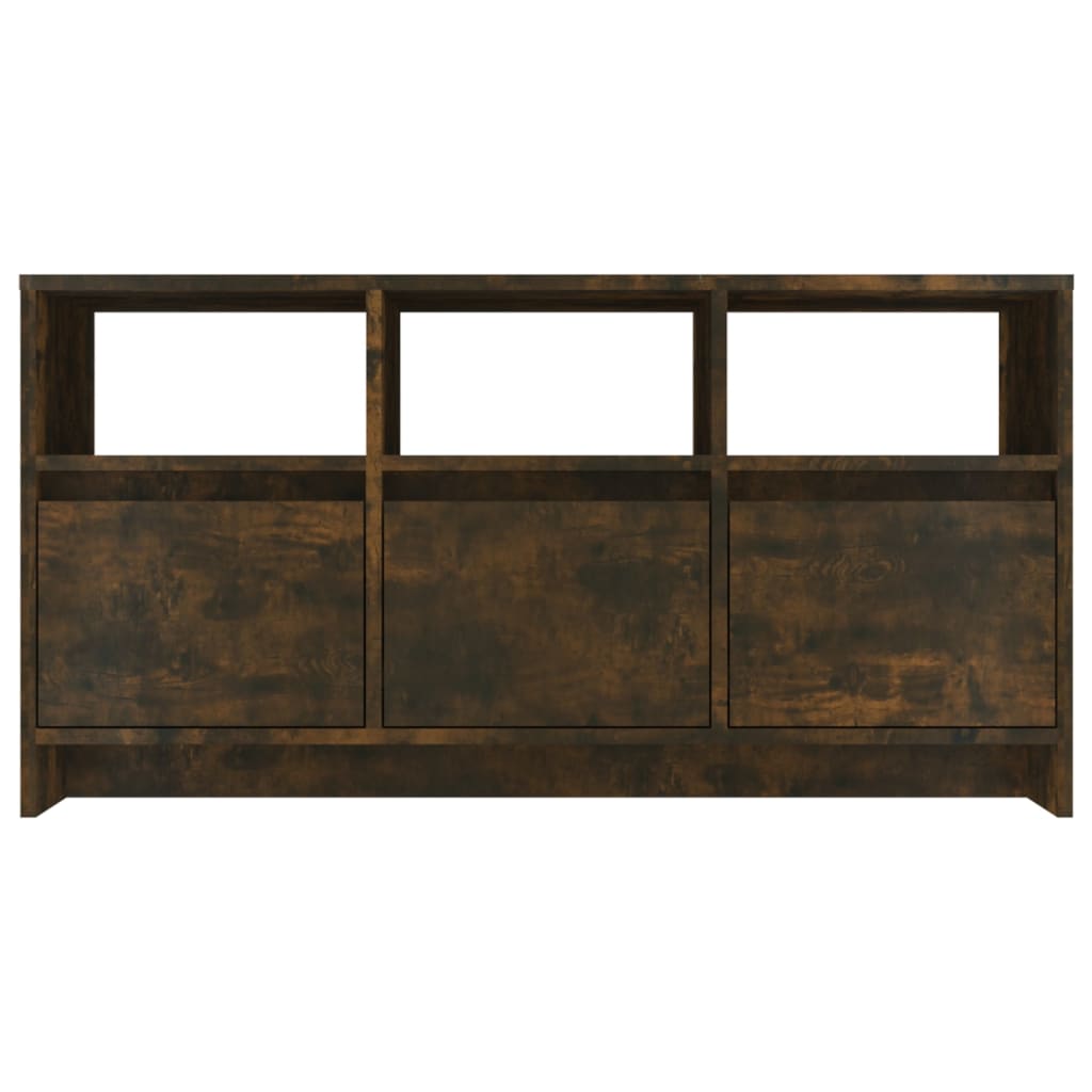 Tv-Meubel 02X37,5X52,5 Cm Spaanplaat Kleurig Gerookt eiken