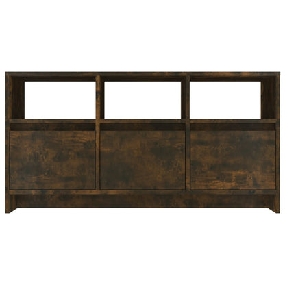 Tv-Meubel 02X37,5X52,5 Cm Spaanplaat Kleurig Gerookt eiken