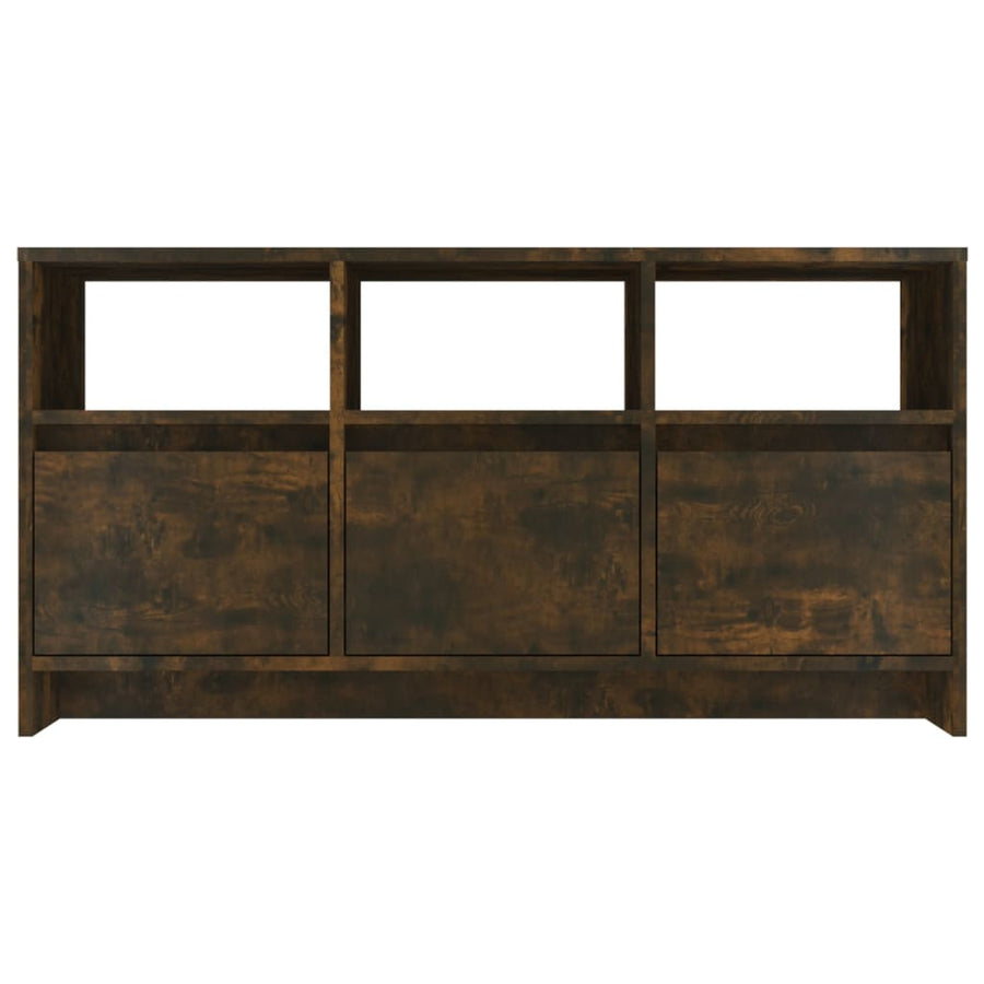 Tv-Meubel 02X37,5X52,5 Cm Spaanplaat Kleurig Gerookt eiken