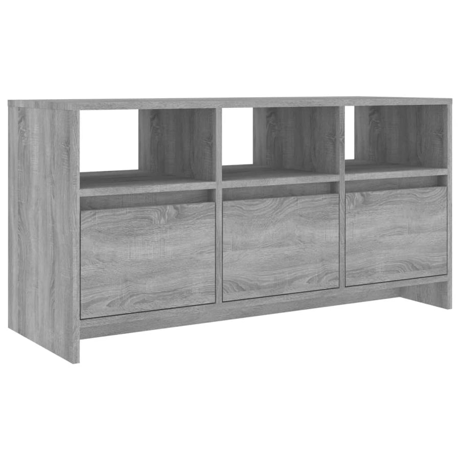 Tv-meubel 102x37,5x52,5 cm bewerkt hout grijs sonoma eikenkleur