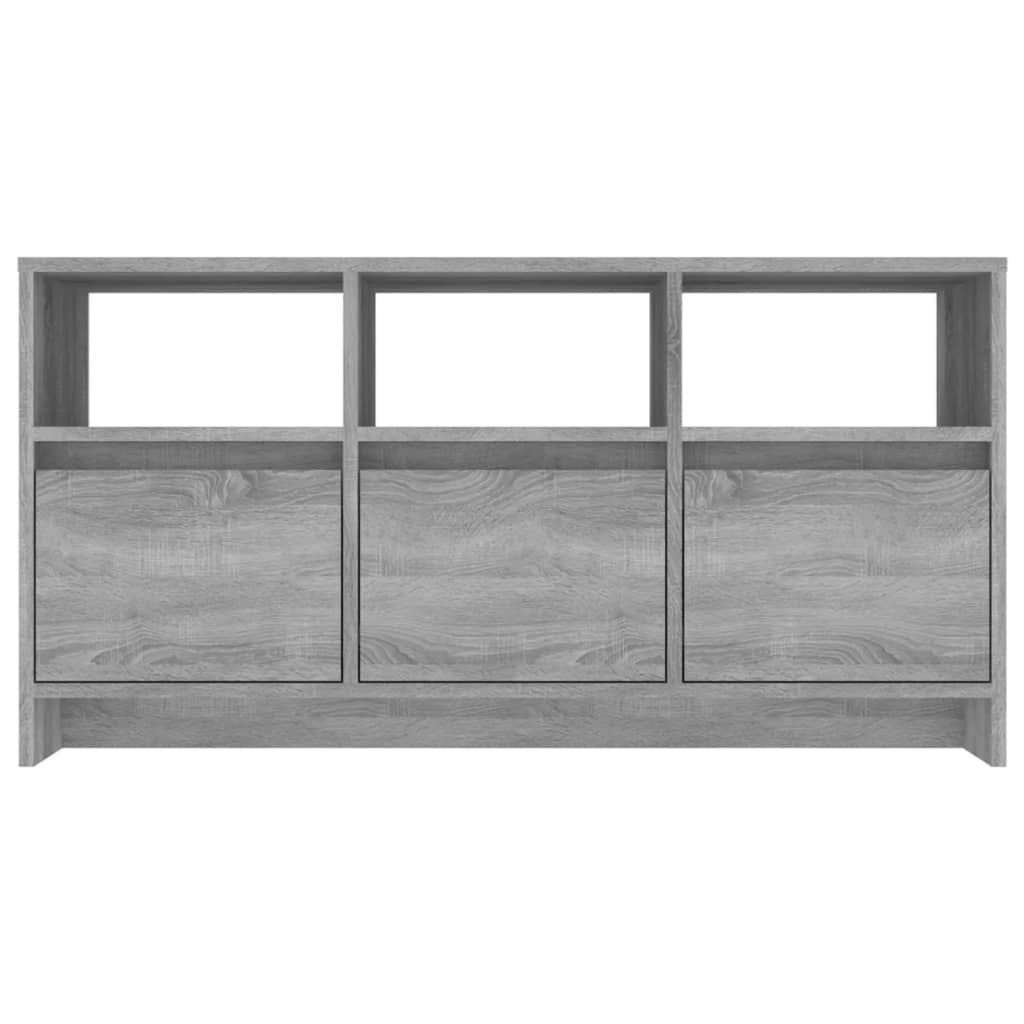 Tv-meubel 102x37,5x52,5 cm bewerkt hout grijs sonoma eikenkleur