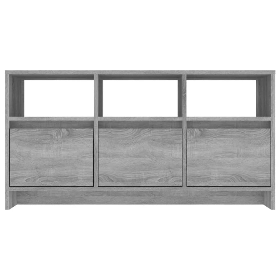Tv-meubel 102x37,5x52,5 cm bewerkt hout grijs sonoma eikenkleur