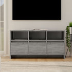 Tv-meubel 102x37,5x52,5 cm bewerkt hout grijs