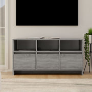 Tv-meubel 102x37,5x52,5 cm bewerkt hout grijs