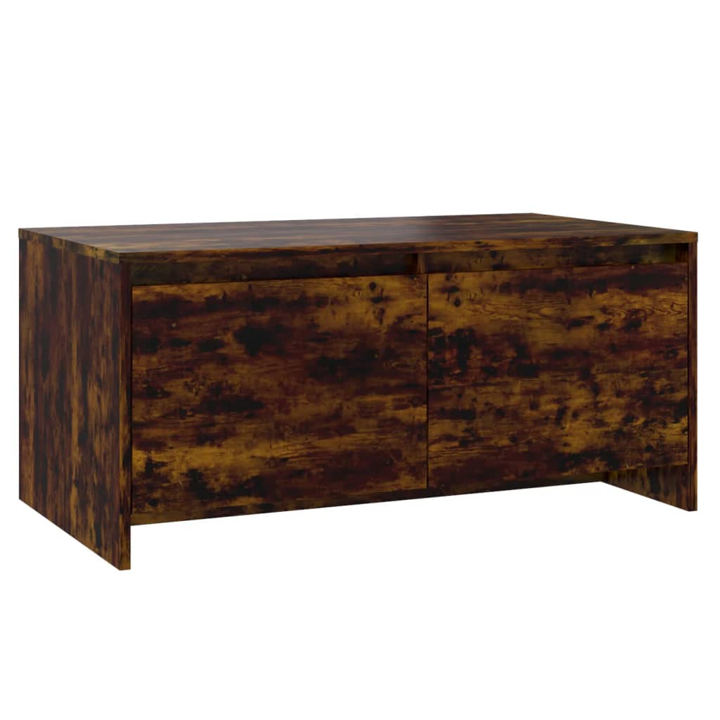 Salontafel 90X50X4,5 Cm Spaanplaat Sonoma Eikenkleurig Gerookt eiken