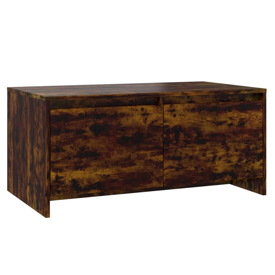 Salontafel 90X50X4,5 Cm Spaanplaat Sonoma Eikenkleurig Gerookt eiken