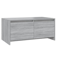 Salontafel 90X50X4,5 Cm Spaanplaat Eikenkleurig Grijs sonoma