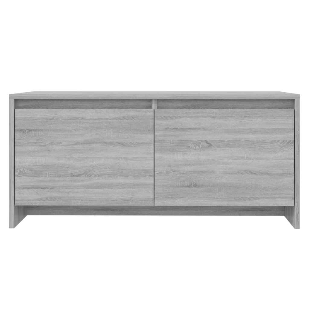 Salontafel 90X50X4,5 Cm Spaanplaat Eikenkleurig Grijs sonoma