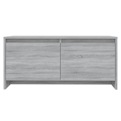 Salontafel 90X50X4,5 Cm Spaanplaat Eikenkleurig Grijs sonoma