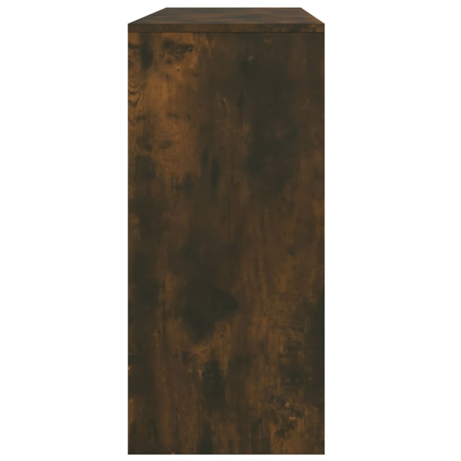 Wandtafel 100X35X76,5 Cm Bewerkt Hout Gerookt Eikenkleurig