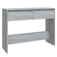 Wandtafel 100X35X76,5 Cm Bewerkt Hout Eikenkleurig Grijs sonoma