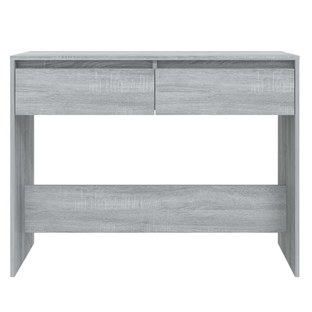 Wandtafel 100X35X76,5 Cm Bewerkt Hout Eikenkleurig Grijs sonoma