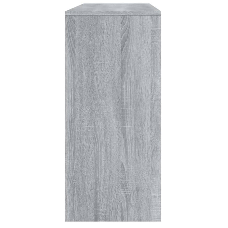 Wandtafel 100X35X76,5 Cm Bewerkt Hout Eikenkleurig Grijs sonoma